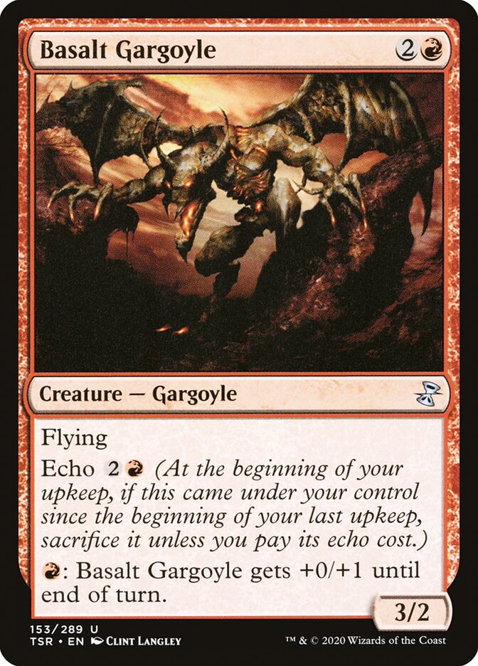 Basalt Gargoyle - [Foil] Time Spiral Remastered (TSR)