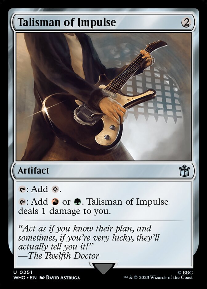 Talisman of Impulse - [Foil] Doctor Who (WHO)