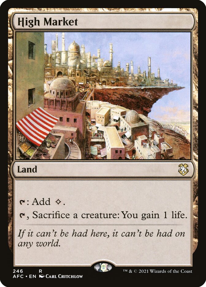 High Market - Forgotten Realms Commander (AFC)