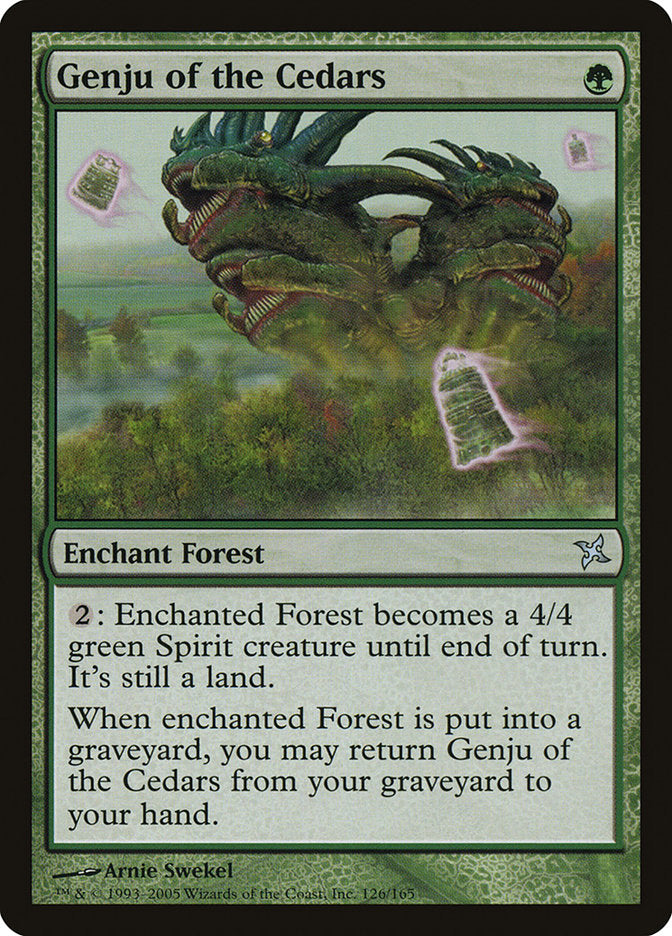 Genju of the Cedars - [Foil] Betrayers of Kamigawa (BOK)