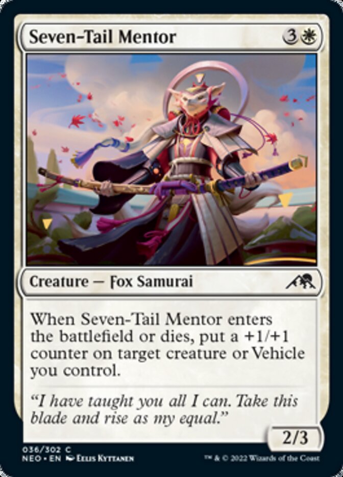 Seven-Tail Mentor - [Foil] Kamigawa: Neon Dynasty (NEO)