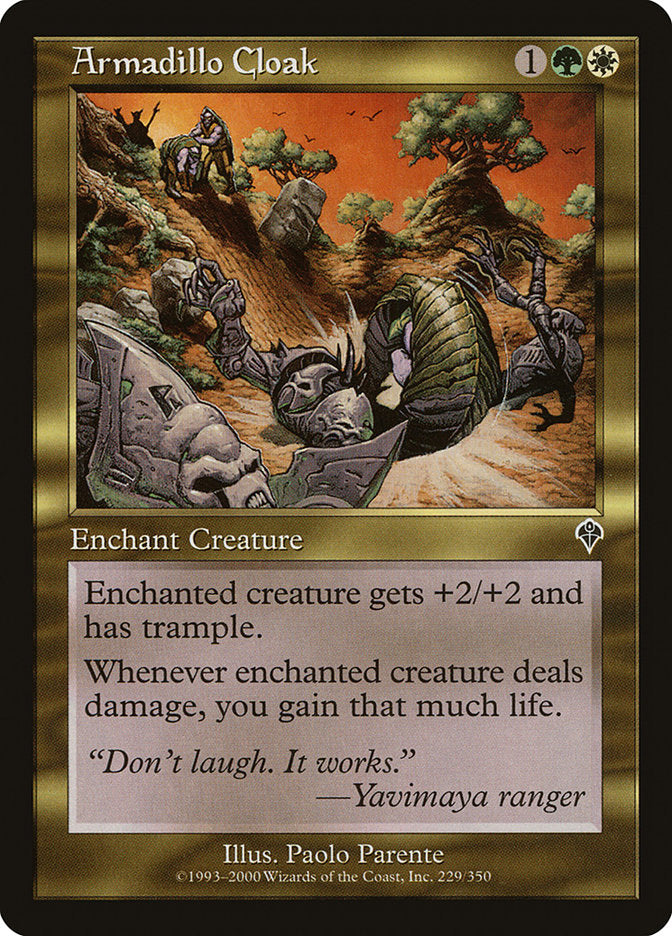 Armadillo Cloak - [Foil, Retro Frame] Invasion (INV)