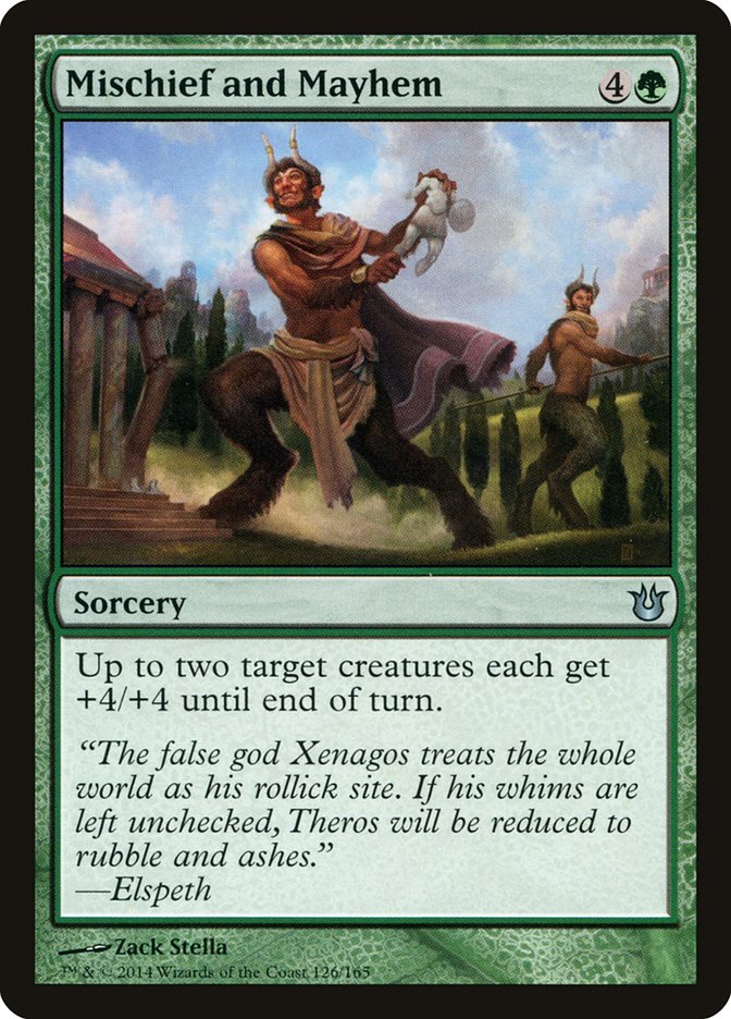 Mischief and Mayhem - [Foil] Born of the Gods (BNG)