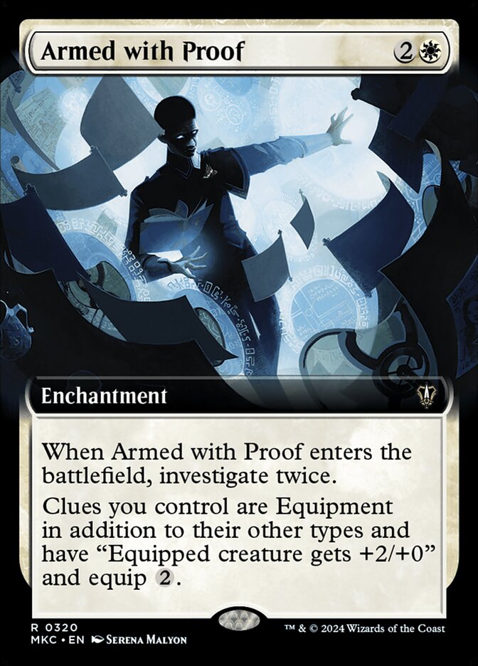 Armed with Proof - [Extended Art] Murders at Karlov Manor Commander (MKC)