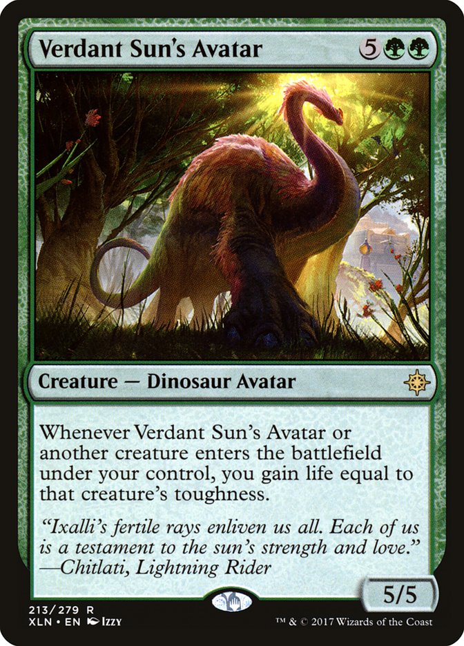 Verdant Sun's Avatar - [Foil] Ixalan (XLN)