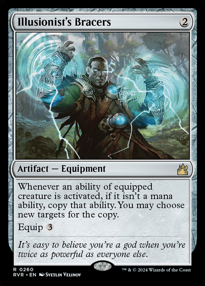 Illusionist's Bracers - [Foil] Ravnica Remastered (RVR)