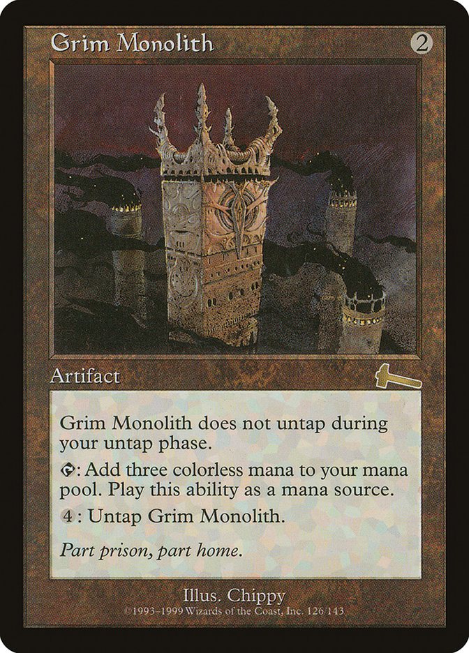 Grim Monolith - [Foil] Urza's Legacy (ULG)