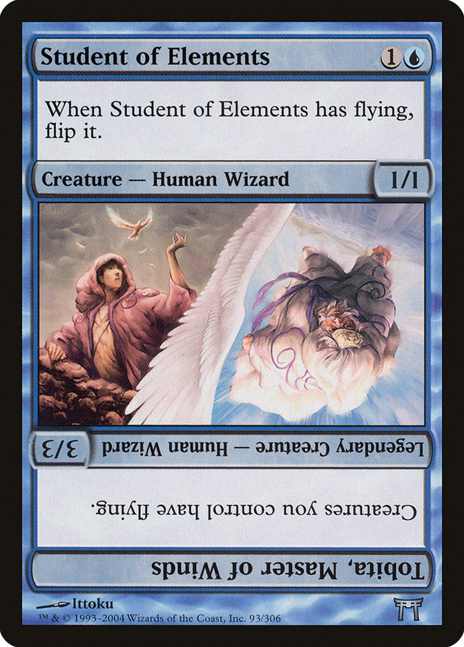 Student of Elements // Tobita, Master of Winds - [Foil] Champions of Kamigawa (CHK)