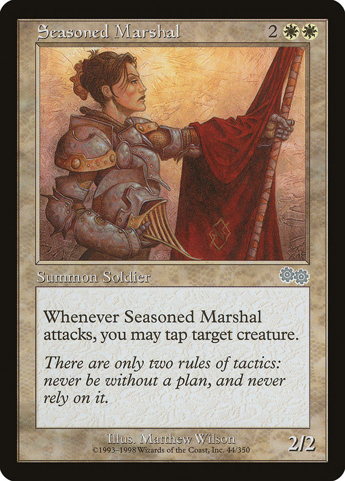 Seasoned Marshal - [Retro Frame] Urza's Saga (USG)