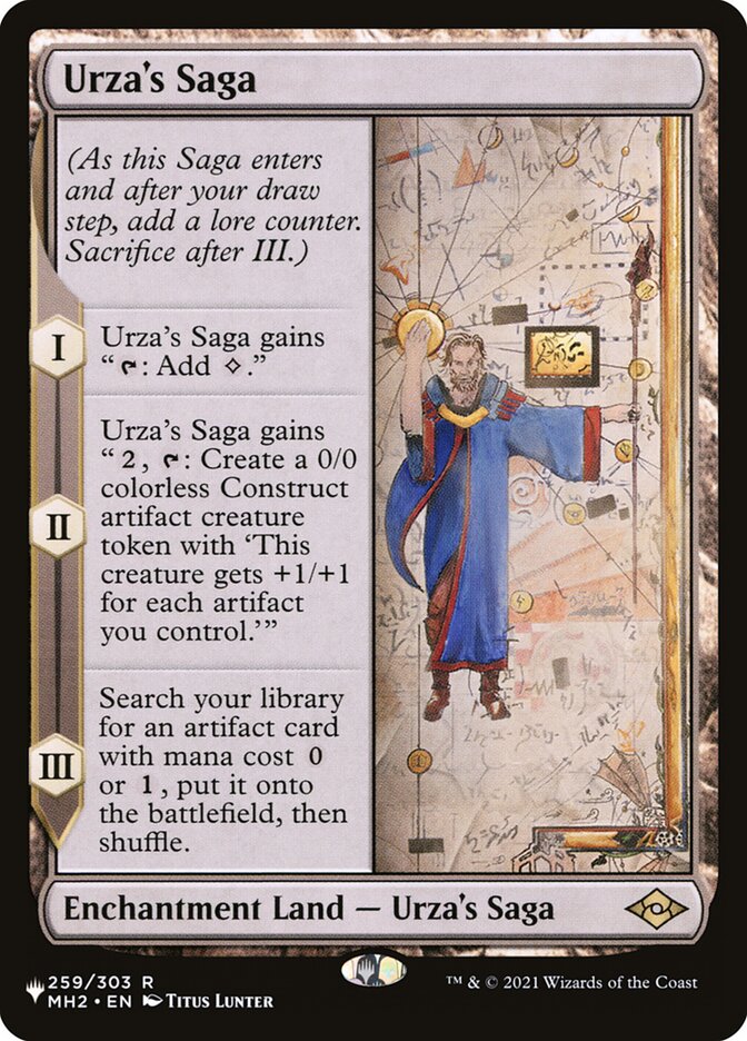 Urza's Saga - The List (PLIST)