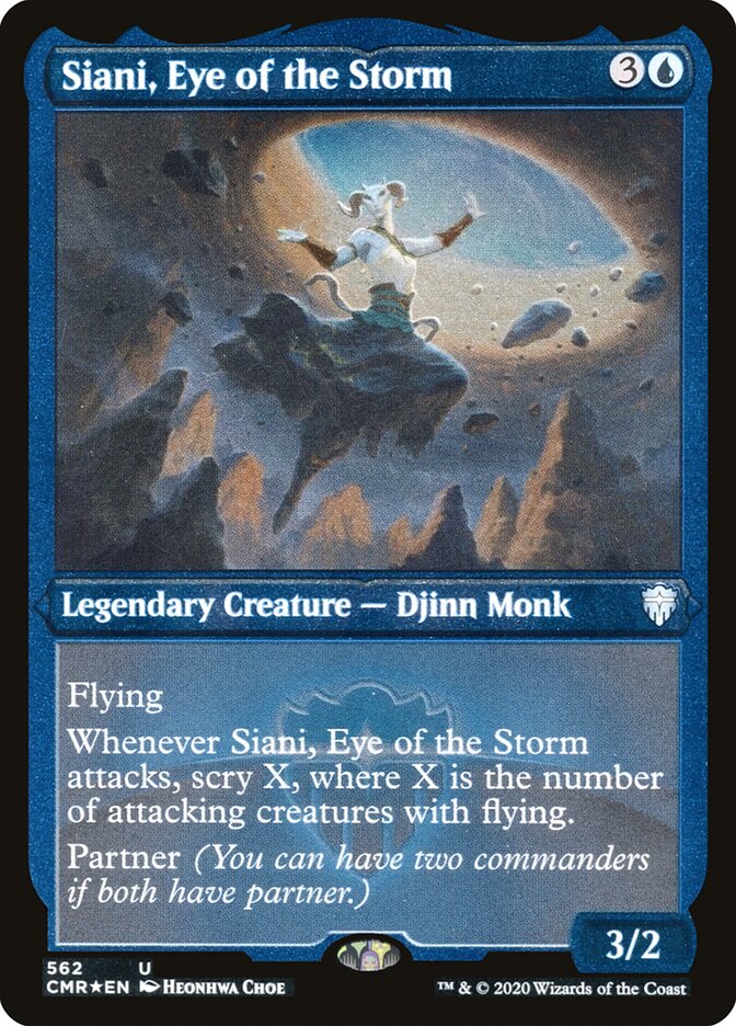 Siani, Eye of the Storm - [Etched Foil] Commander Legends (CMR)