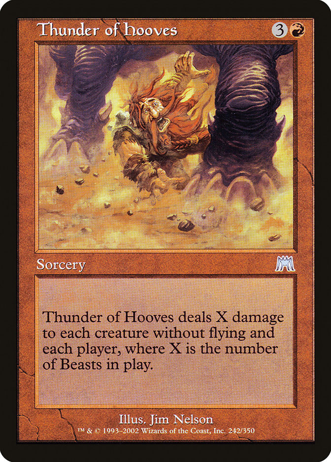 Thunder of Hooves - [Retro Frame] Onslaught (ONS)