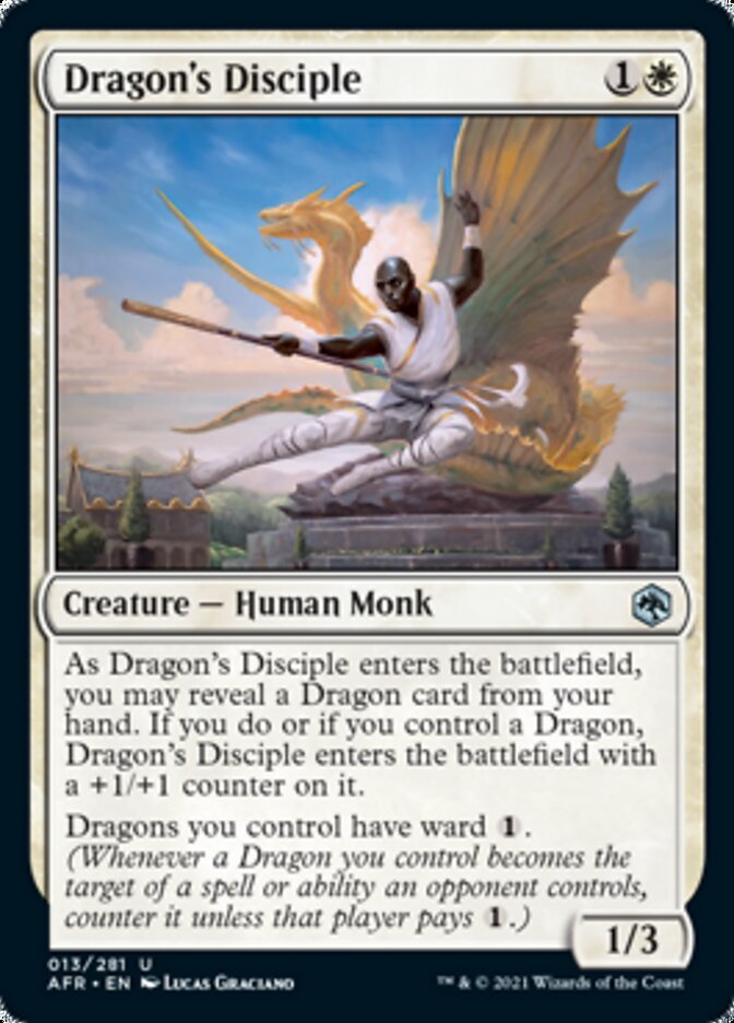 Dragon's Disciple - [Foil] Adventures in the Forgotten Realms (AFR)