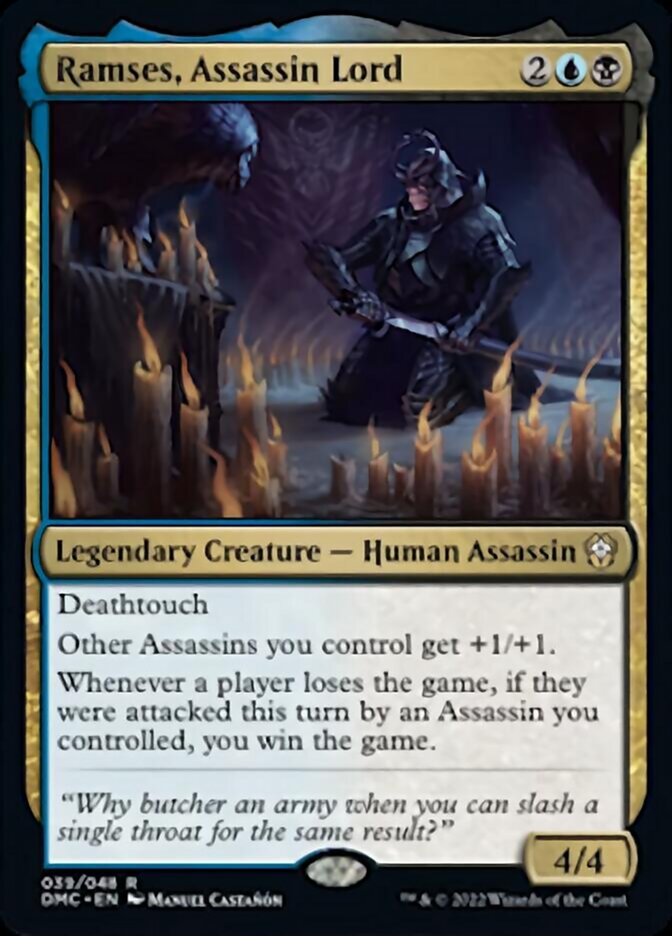 Ramses, Assassin Lord - [Foil] Dominaria United Commander (DMC)
