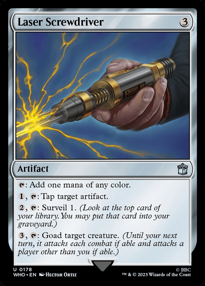 Laser Screwdriver - [Foil] Doctor Who (WHO)