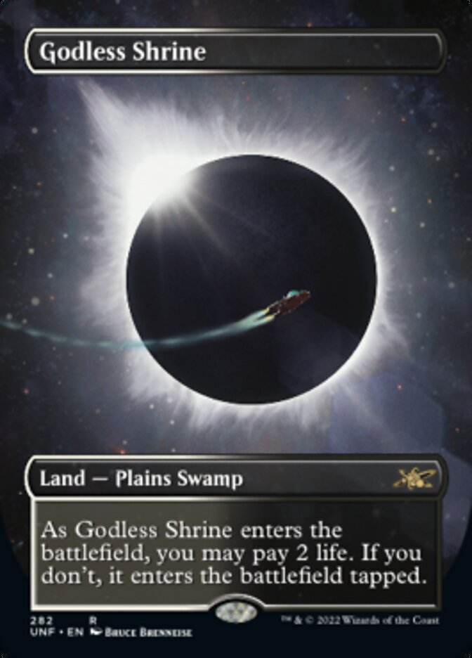 Godless Shrine - [Foil, Borderless] Unfinity (UNF)