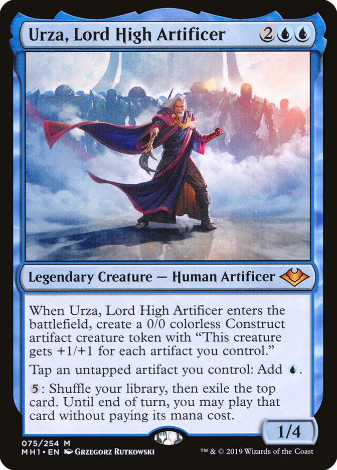 Urza, Lord High Artificer - [Foil] Modern Horizons (MH1)
