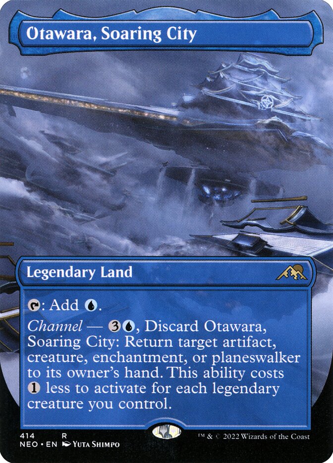 Otawara, Soaring City - [Foil, Borderless] Kamigawa: Neon Dynasty (NEO)