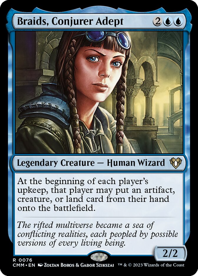 Braids, Conjurer Adept - [Foil] Commander Masters (CMM)