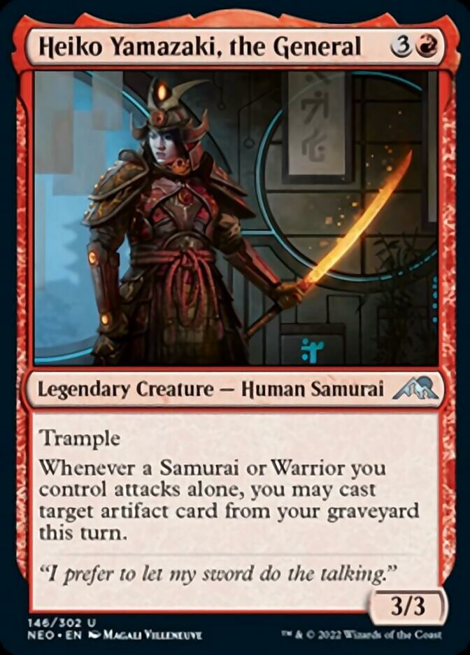 Heiko Yamazaki, the General - [Foil] Kamigawa: Neon Dynasty (NEO)