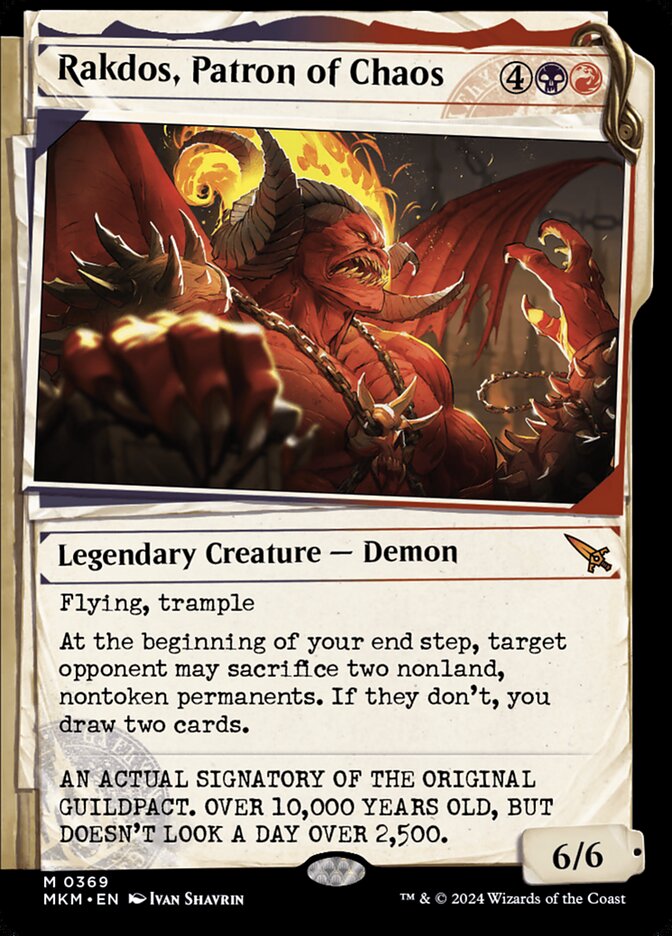 Rakdos, Patron of Chaos - [Foil, Dossier] Murders at Karlov Manor (MKM)