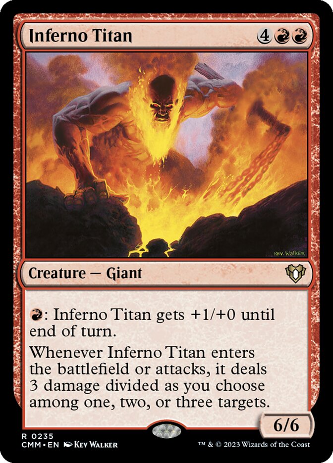 Inferno Titan - [Foil] Commander Masters (CMM)