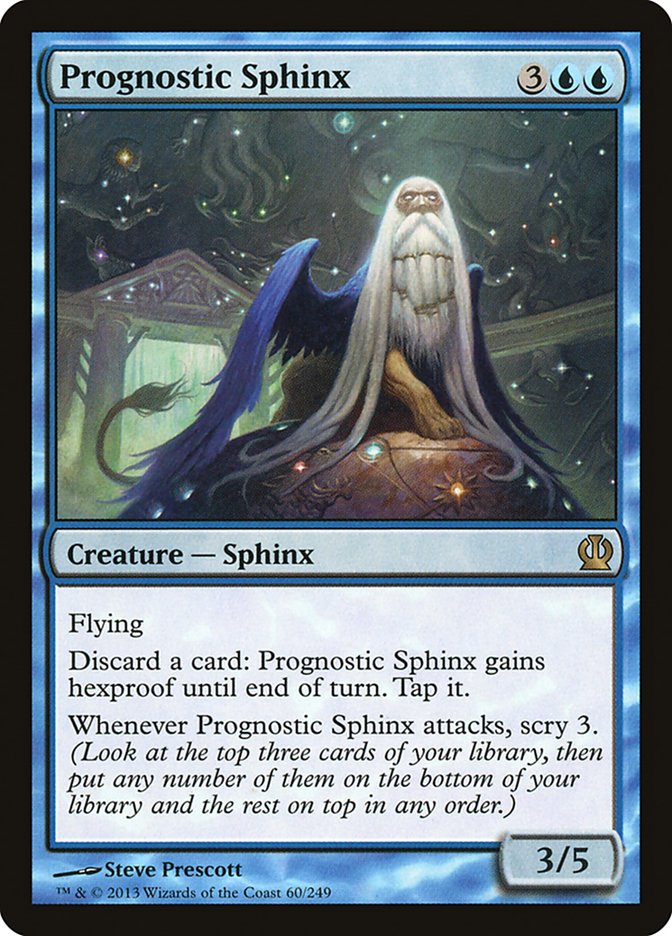 Prognostic Sphinx - [Foil] Theros (THS)