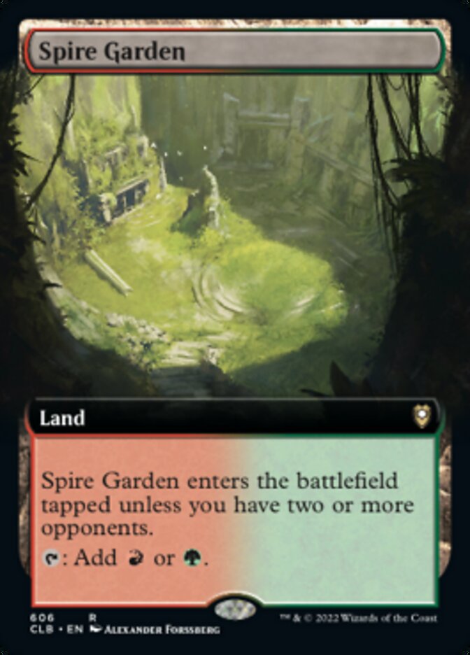 Spire Garden - [Extended Art] Commander Legends: Battle for Baldur's Gate (CLB)