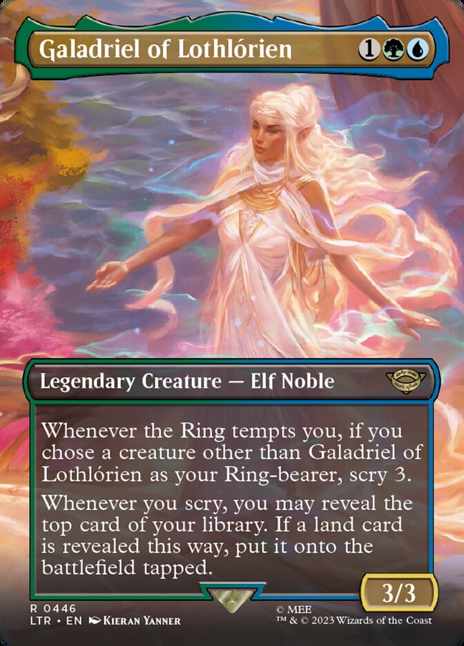 Galadriel of Lothlórien - [Foil, Borderless] The Lord of the Rings: Tales of Middle-earth (LTR)