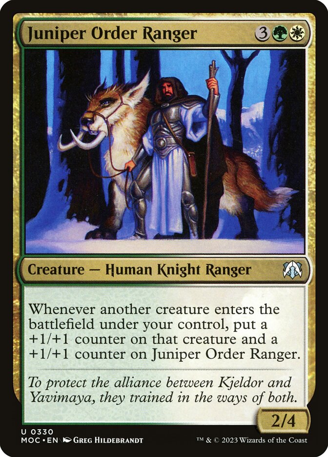 Juniper Order Ranger - March of the Machine Commander (MOC)