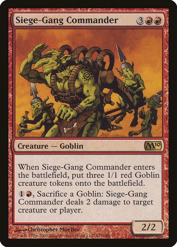 Siege-Gang Commander - [Foil] Magic 2010 (M10)