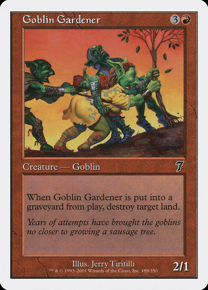 Goblin Gardener - [Foil] Seventh Edition (7ED)