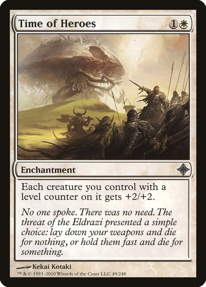 Time of Heroes - [Foil] Rise of the Eldrazi (ROE)