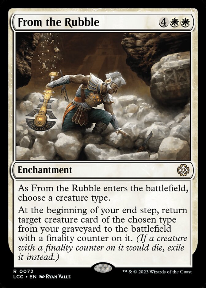 From the Rubble - Lost Caverns of Ixalan Commander (LCC)