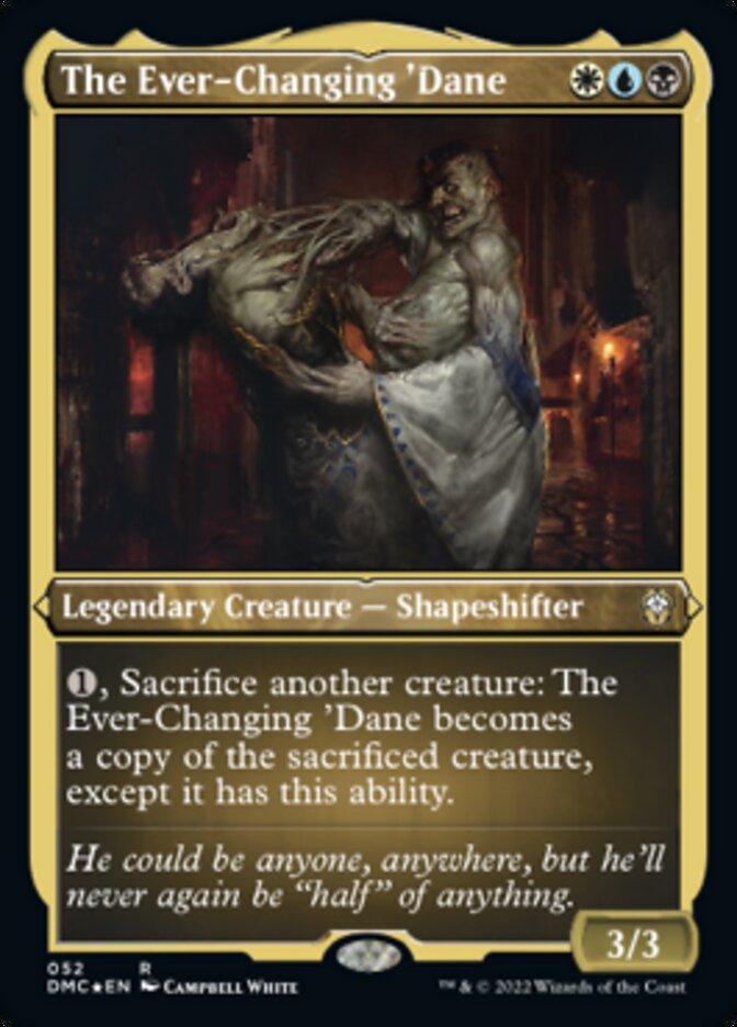 The Ever-Changing 'Dane - [Etched Foil, Borderless] Dominaria United Commander (DMC)