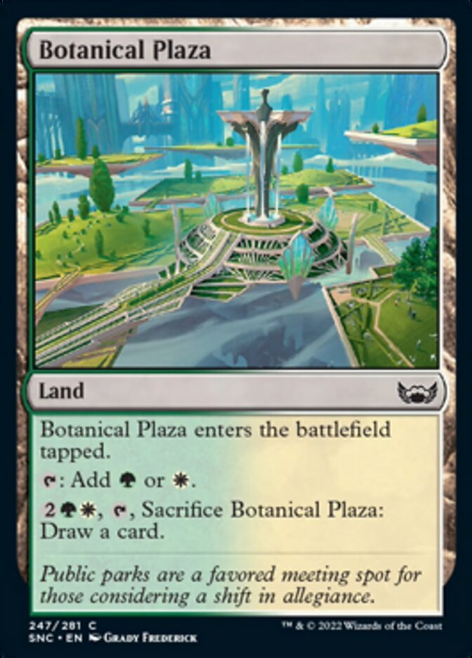 Botanical Plaza - [Foil] Streets of New Capenna (SNC)