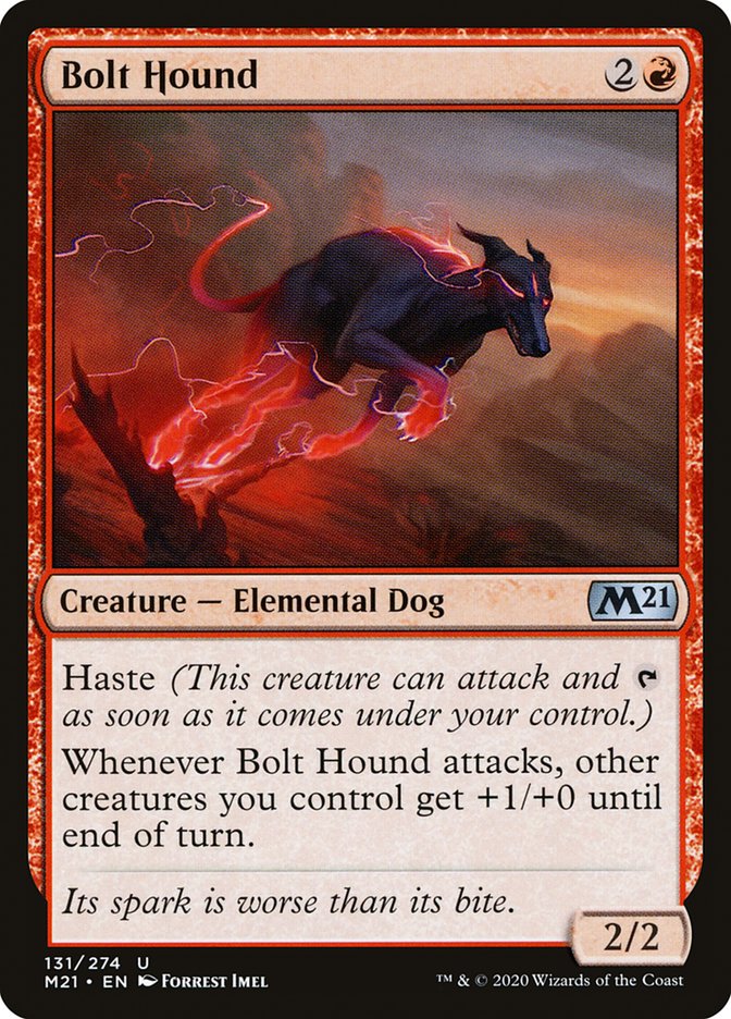 Bolt Hound - [Foil] Core Set 2021 (M21)