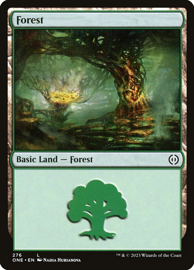 Forest (276) - Phyrexia: All Will Be One (ONE)
