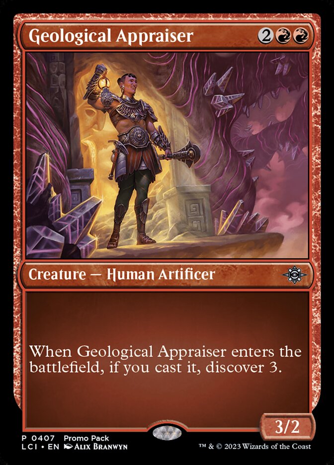 Geological Appraiser - [Foil, Promo] The Lost Caverns of Ixalan (LCI)