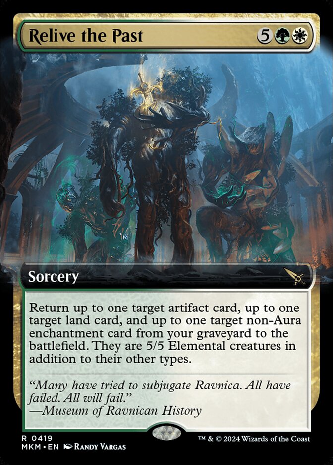 Relive the Past - [Foil, Extended Art] Murders at Karlov Manor (MKM)