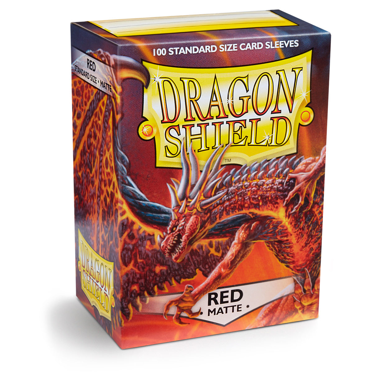 Dragon Shield Deck Protector Sleeves - Matte Red (100 Count)