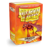 Dragon Shield Deck Protector Sleeves - Matte Orange (100 Count)