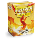 Dragon Shield Deck Protector Sleeves - Matte Yellow (100 Count)