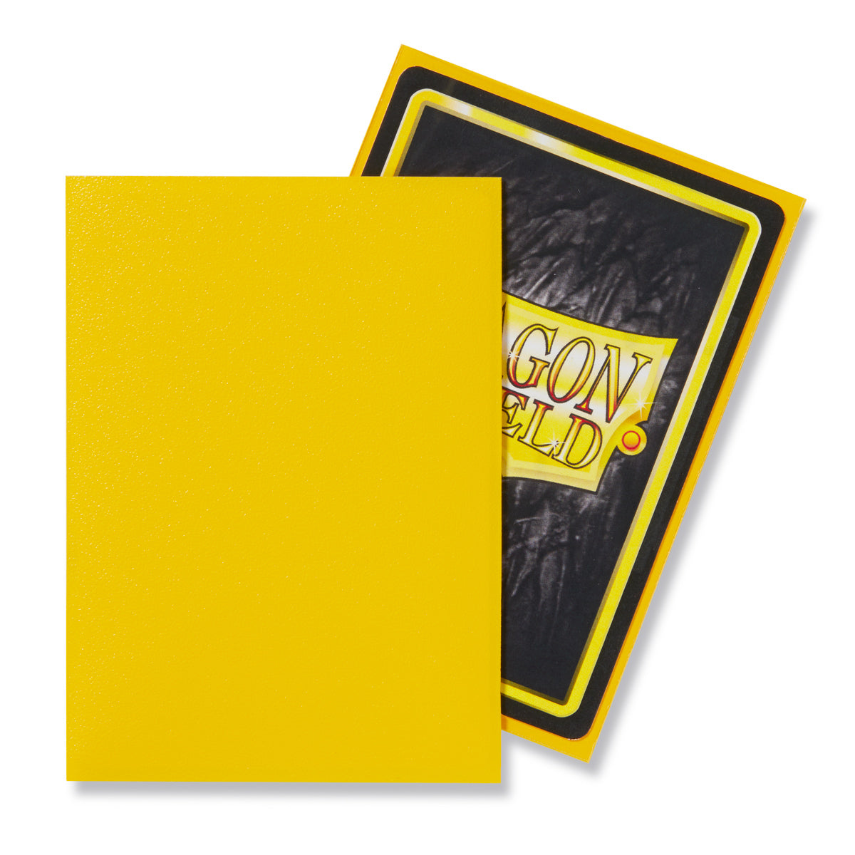 Dragon Shield Deck Protector Sleeves - Matte Yellow (100 Count)