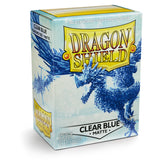 Dragon Shield Deck Protector Sleeves - Matte Clear Blue (100 Count)
