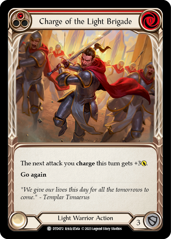Charge of the Light Brigade (Red) - Dusk Till Dawn (DTD)