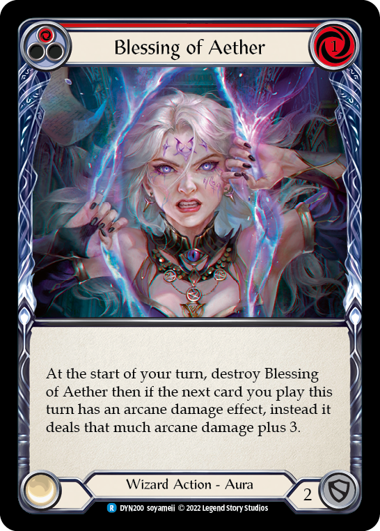 Blessing of Aether (Red) - Dynasty (DYN)