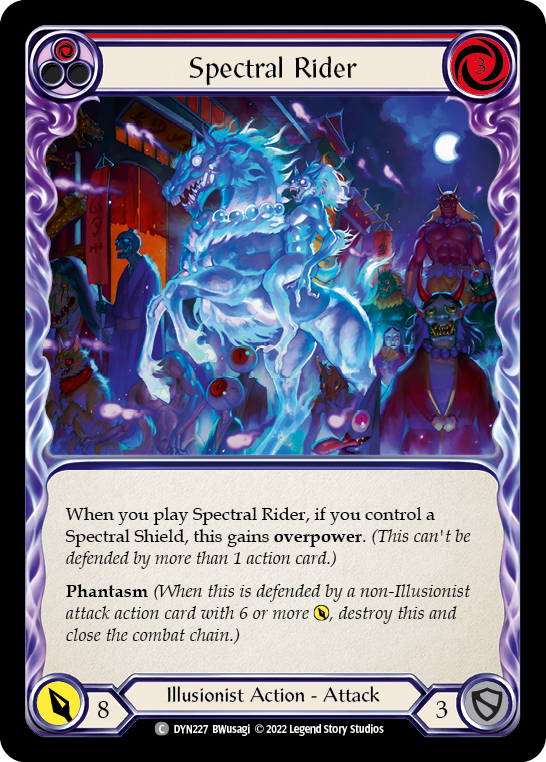Spectral Rider (Red) - Dynasty (DYN)