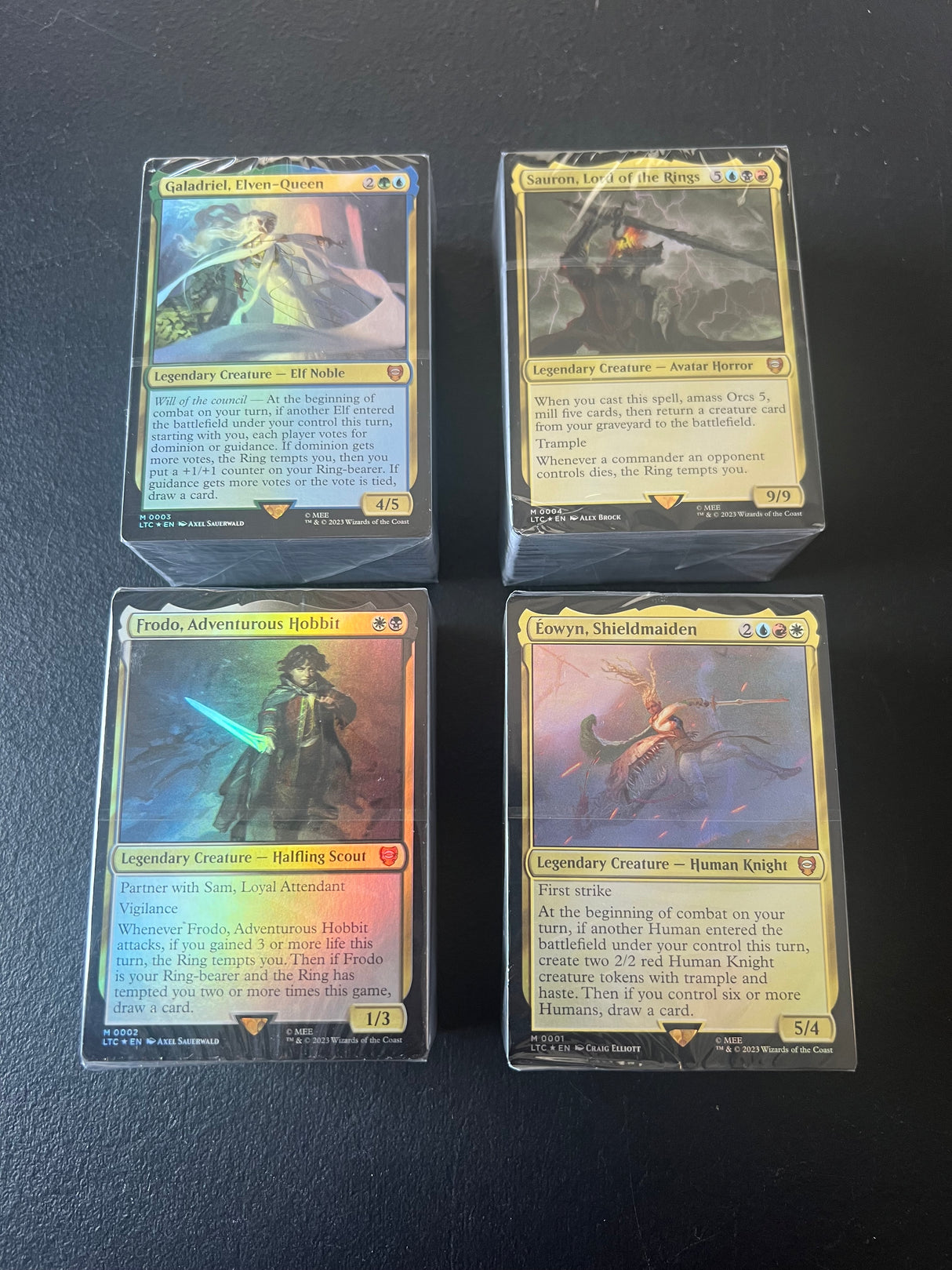The Lord of the Rings: Tales of Middle-earth Commander Decks [Set of 4] - Commander: The Lord of the Rings: Tales of Middle-earth (LTC)