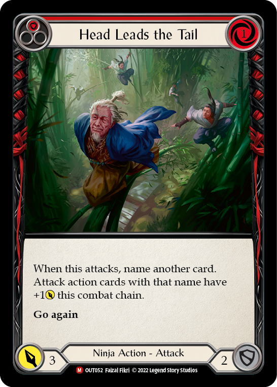 Head Leads the Tail - [Rainbow Foil] Outsiders (OUT)